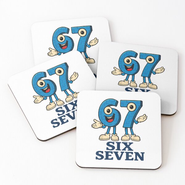 Item preview, 67 Six Seven 6-7 - Funny Italian Brainrot Kids Gaming Meme designed and sold by ArtFunDib.