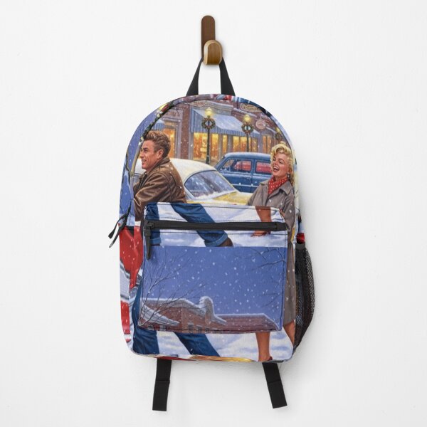 Item preview, Vintage Christmas Shopping: Marilyn Monroe, James Dean & 1950s Cadillac | Hollywood Holidays designed and sold by Art's Diner.