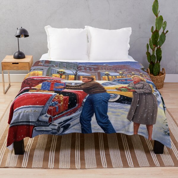 Item preview, Vintage Christmas Shopping: Marilyn Monroe, James Dean & 1950s Cadillac | Hollywood Holidays designed and sold by Art's Diner.