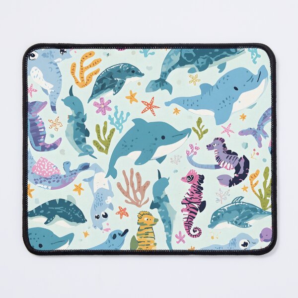 Item preview, Pattern Play Under the Sea Textured Marine Life designed and sold by MoonlitDoodles1.