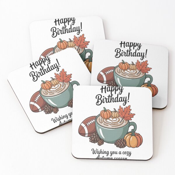 Item preview, Happy Birthday! Wishing you a cozy Autumn season designed and sold by VladoZork.