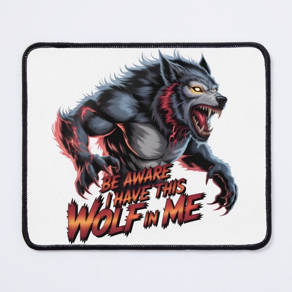 Item preview, Aggressive Wolf Spirit - Motivational Growl designed and sold by SalahuTheBoss.