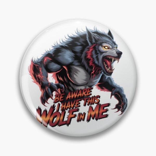 Item preview, Aggressive Wolf Spirit - Motivational Growl designed and sold by SalahuTheBoss.