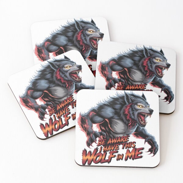 Item preview, Aggressive Wolf Spirit - Motivational Growl designed and sold by SalahuTheBoss.