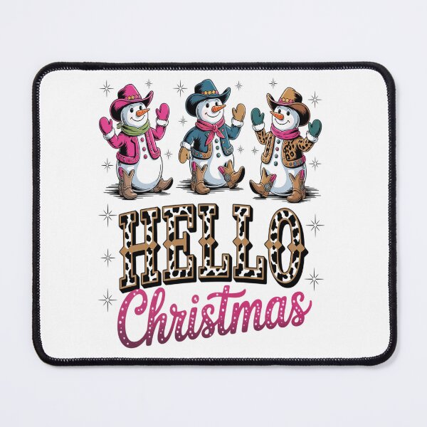 Item preview, hello christmas sowman cowboy designed and sold by VladoZork.