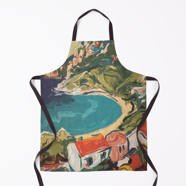Item preview, Corsica Travel Art | Vintage French Coastline designed and sold by CARRAANN.
