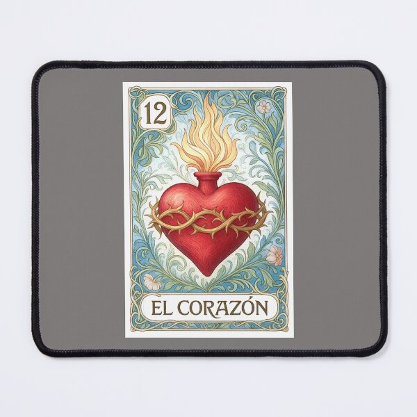 Item preview, Mexican Lottery Card 12 El Corazon The Heart designed and sold by retrographics.