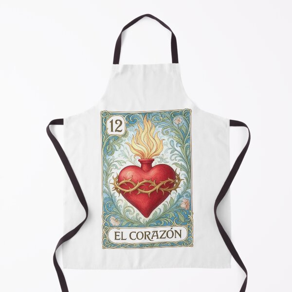 Item preview, Mexican Lottery Card 12 El Corazon The Heart designed and sold by retrographics.