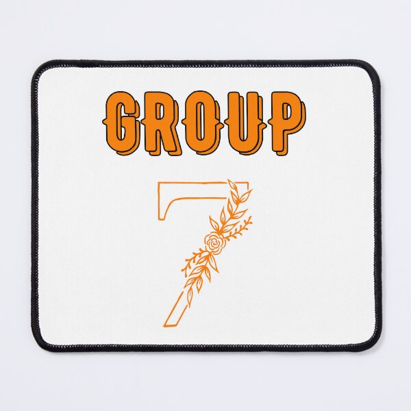 Item preview, Proud Group 7 Member Funny floral seven Meme  designed and sold by biomood.
