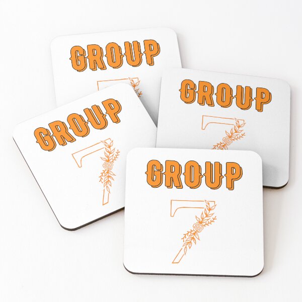 Item preview, Proud Group 7 Member Funny floral seven Meme  designed and sold by biomood.