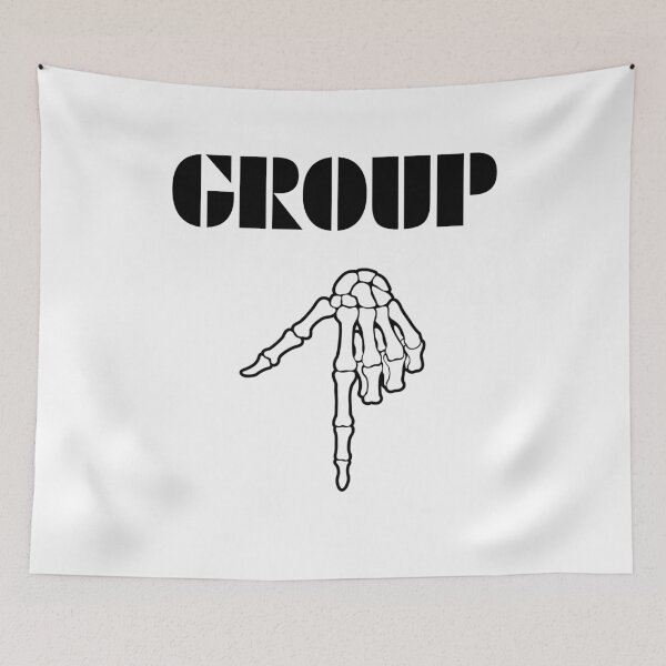 Item preview, Proud Group 7 Member Funny Skeleton Meme  designed and sold by biomood.