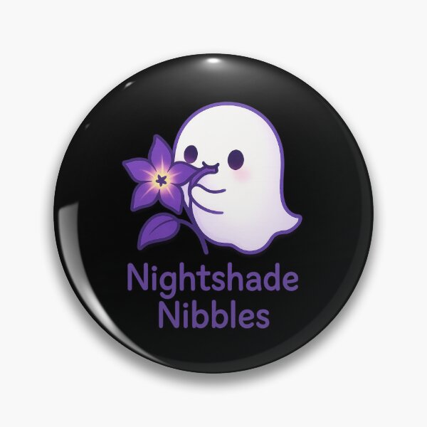 Item preview, Nightshade Nibbles – Kawaii Ghost designed and sold by DreamMachine69.