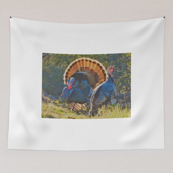 Item preview, A Wild Tom Turkey and Hen designed and sold by Wonders Of Paradise.