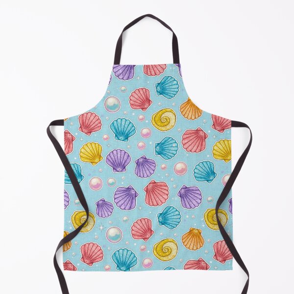 Item preview, Seashells Pattern Mermaid Watercolor Pastel Summer designed and sold by JOSTH.