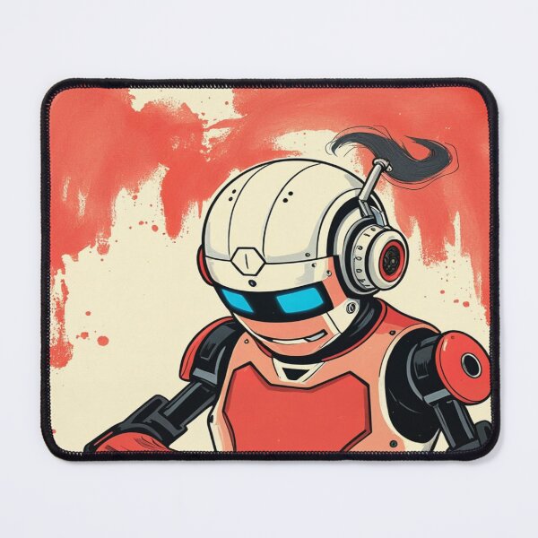 Item preview, Robot DJ Spinning Vinyl | Retro Sci-Fi Vector Art designed and sold by kanjxtan.