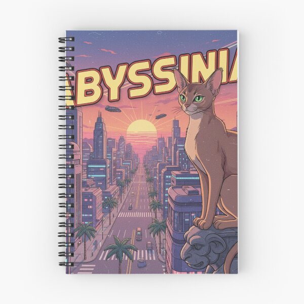 Item preview, Retro Anime Cat Cute Abyssinia Cat Breeds Design designed and sold by ANIMEX00.