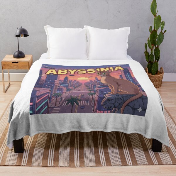 Item preview, Retro Anime Cat Cute Abyssinia Cat Breeds Design designed and sold by ANIMEX00.