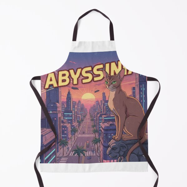 Item preview, Retro Anime Cat Cute Abyssinia Cat Breeds Design designed and sold by ANIMEX00.