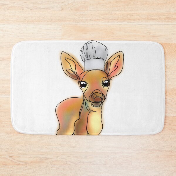 Item preview, Danielle the Soft Baby Deer with Chef Hat – animalzinhats designed and sold by Ashley’sAnimalz.