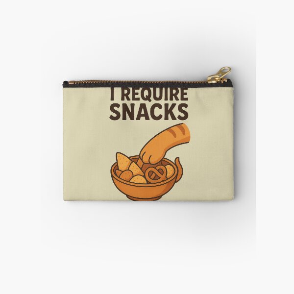 Item preview, I Require Snacks Shirt – Funny Cat Tee for Food Lovers & Snack Addicts designed and sold by AdelStore.