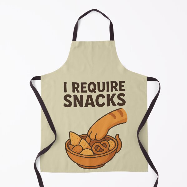 Item preview, I Require Snacks Shirt – Funny Cat Tee for Food Lovers & Snack Addicts designed and sold by AdelStore.
