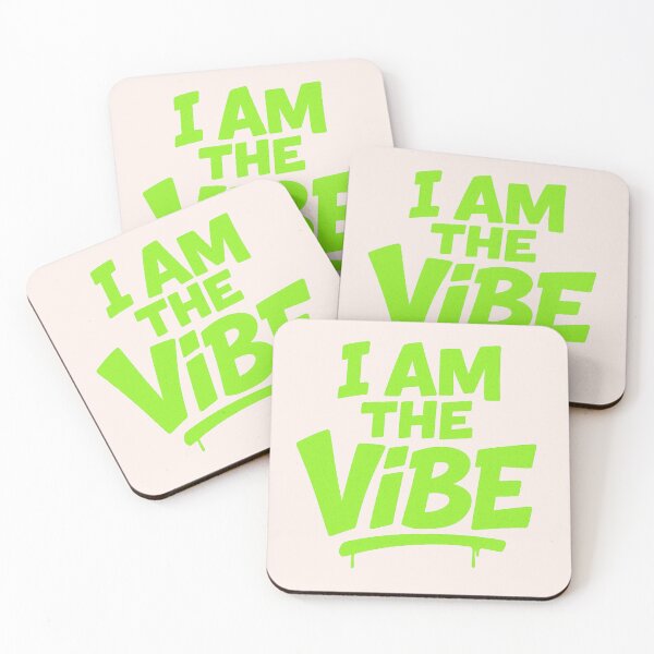 Item preview, I Am The Vibe – Neon Green Streetwear Graffiti Design designed and sold by LevelUp Drip.