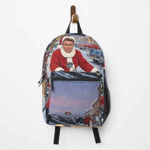 Item preview, Rebel Santa James Dean: Vintage Motorcycle Christmas in 1950s Small Town | Hollywood Holidays designed and sold by Art's Diner.