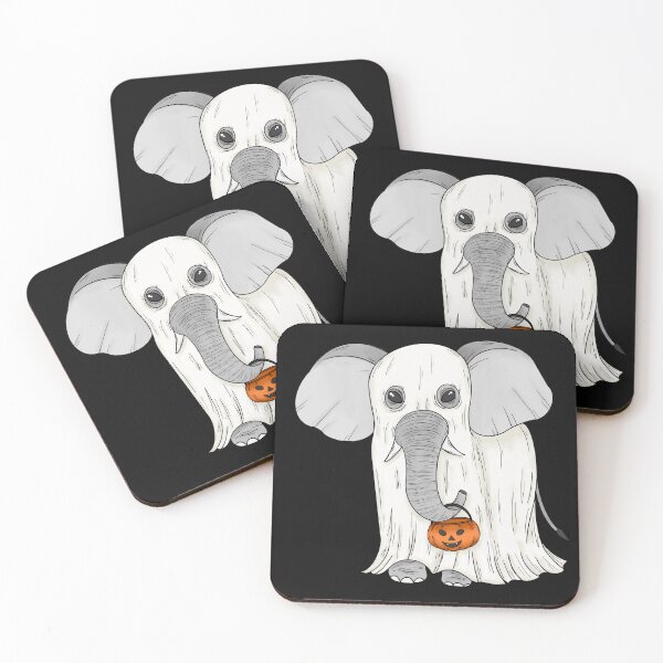 Item preview, Elephant trick or treating designed and sold by WrensDgtDesigns.