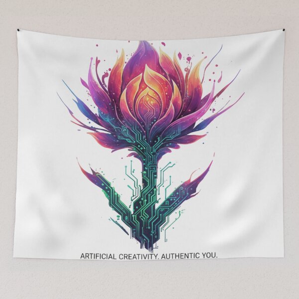 Item preview, Digital Flower Circuit Design designed and sold by Dreamweaver Gallery.