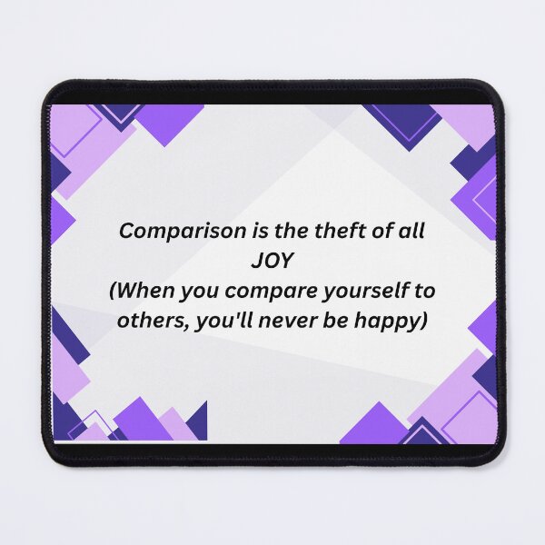 Item preview, Never Compare Yourself  designed and sold by MrsPeterson2021.