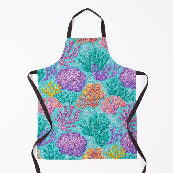 Item preview, Marine Coral Reef Pattern Neon Watercolor Underwater designed and sold by JOSTH.
