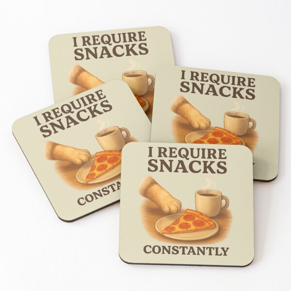 Item preview, I Require Snacks Shirt – Funny Food Lovers & Pet Humor Tee for Cat and Dog Owners designed and sold by AdelStore.