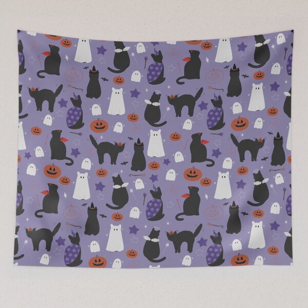 Item preview, Trick or Treat Cats designed and sold by RebeccaJadeite.