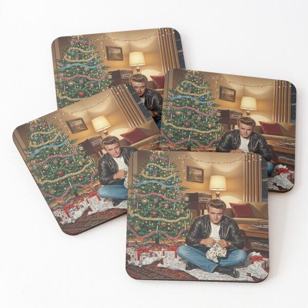 Item preview, James Dean's Rebel Christmas: Unwrapping Gifts in 1950s Mid-Century Lounge | Hollywood Holidays designed and sold by Art's Diner.