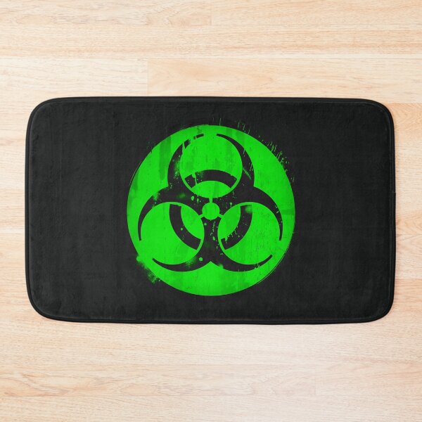 Item preview, Green Biohazard Symbol Toxic Grunge Warning Design designed and sold by Parkerzz.