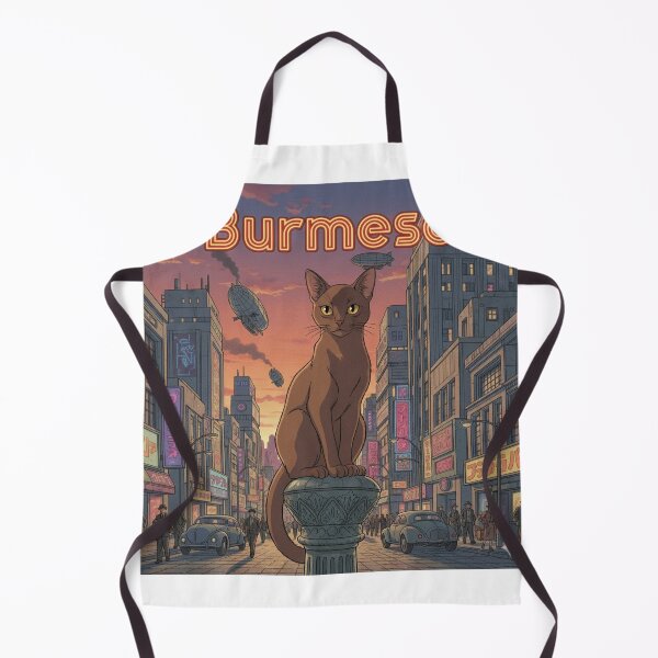 Item preview, Retro Anime Cat Cute Burmese Cat Breeds Design designed and sold by ANIMEX00.