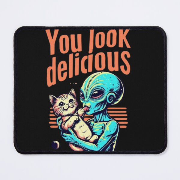 Item preview, You Look Delicious – Retro Alien Humor Tee designed and sold by Antik by Schulz.