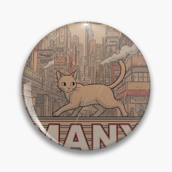 Item preview, Retro Anime Cat Cute Manx Cat Breeds Design designed and sold by ANIMEX00.