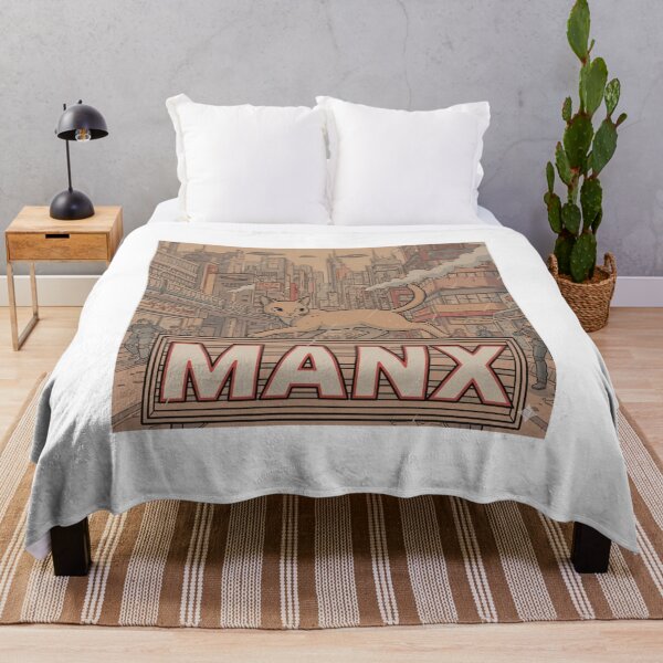 Item preview, Retro Anime Cat Cute Manx Cat Breeds Design designed and sold by ANIMEX00.