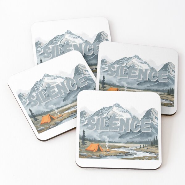 Item preview, Silence, get lost in the mountains designed and sold by TouchofAlaska.