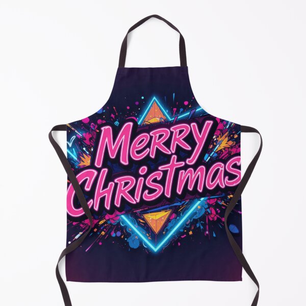 Item preview, Neon Merry Christmas Typography designed and sold by InezPhotography.