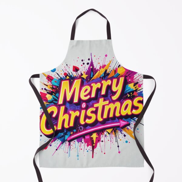 Item preview, Vibrant Merry Christmas Typography designed and sold by InezPhotography.
