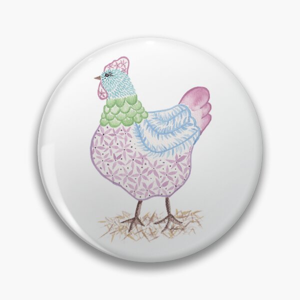 Item preview, Flora The Hen 2 designed and sold by Kirsten Robinson Art.