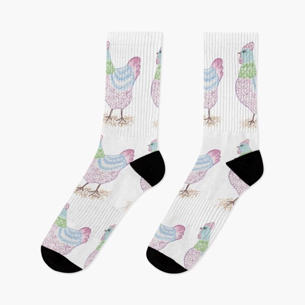 Item preview, Flora The Hen 2 designed and sold by Kirsten Robinson Art.