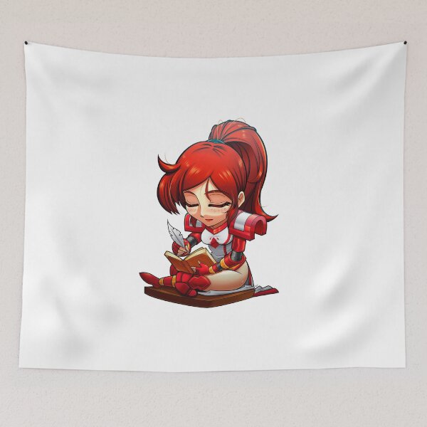 Item preview, female paladin chibi quill writing book designed and sold by leandroyepyep.