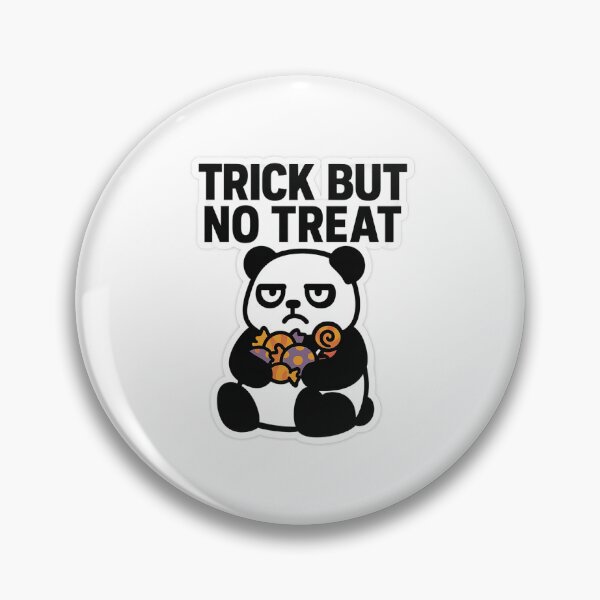 Item preview, Trick But No Treat - Candy Panda Halloween Sticker designed and sold by NoGiftPandaShop.