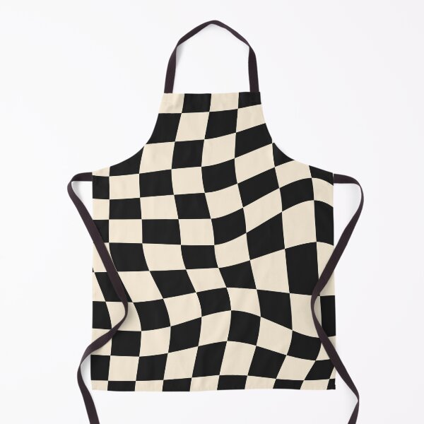 Artikelvorschau, Warped Checkered Illusion - Trippy Schwarz-Weiß-Muster entworfen und verkauft von AlmostSilent.
