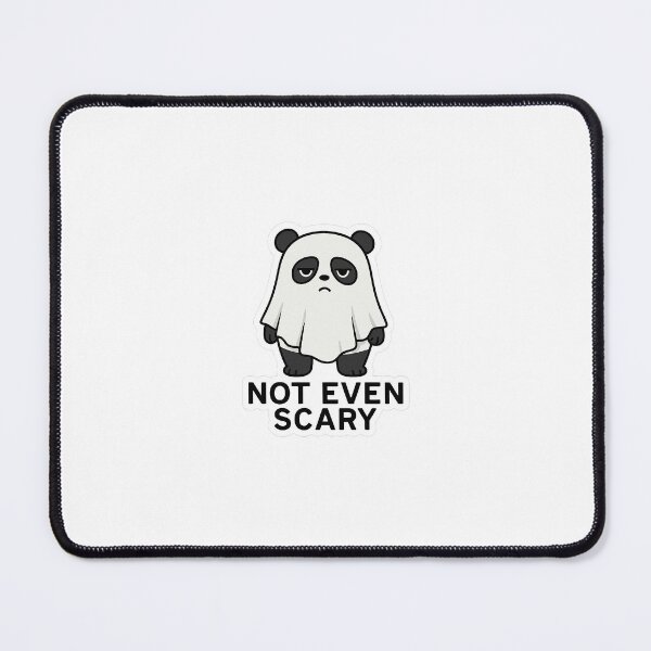 Item preview, Not Even Scary – Ghost Panda Halloween Sticker designed and sold by NoGiftPandaShop.