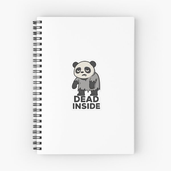 Item preview, Dead Inside – Zombie Panda Halloween Sticker designed and sold by NoGiftPandaShop.