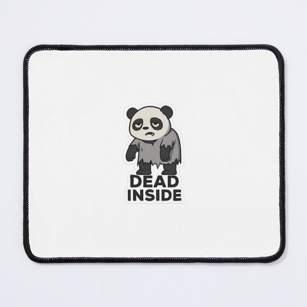 Item preview, Dead Inside – Zombie Panda Halloween Sticker designed and sold by NoGiftPandaShop.